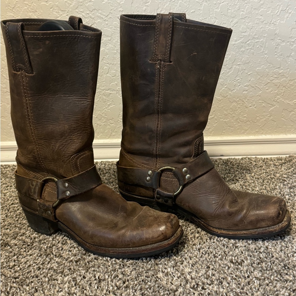 Frye 12 Harness Boots
